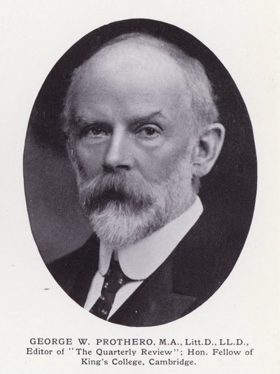 Prominent Men of London: George W Prothero (s/hv-bilde) av English Photographer