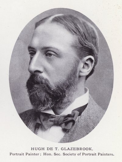 Prominent Men of London: Hugh De T Glazebrook (s/hv-bilde) av English Photographer