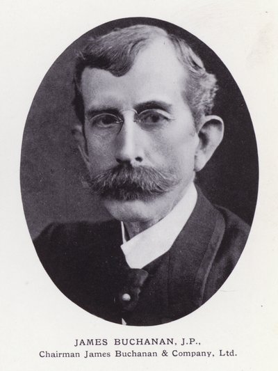 Prominente menn fra London: James Buchanan (s/hvitt-bilde) av English Photographer