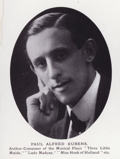Prominent Men of London: Paul Alfred Rubens (s/hv-bilde) av English Photographer