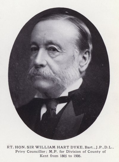 Prominent Men of London: Rt Hon Sir William Hart Dyke (s/hv-bilde) av English Photographer