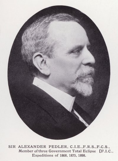 Prominente menn fra London: Sir Alexander Pedler (s/hvitt-bilde) av English Photographer