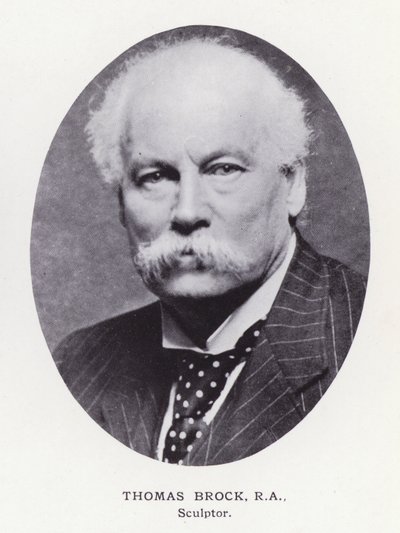 Prominent Men of London: Thomas Brock (s/hv-bilde) av English Photographer