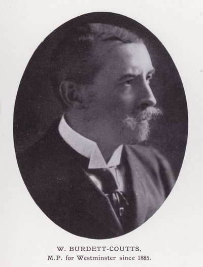 Prominent Men of London: W Burdett-Coutts (s/hvitt-bilde) av English Photographer