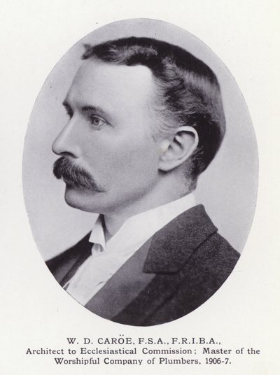 Prominent Men of London: WD Caroe (s/hv-bilde) av English Photographer