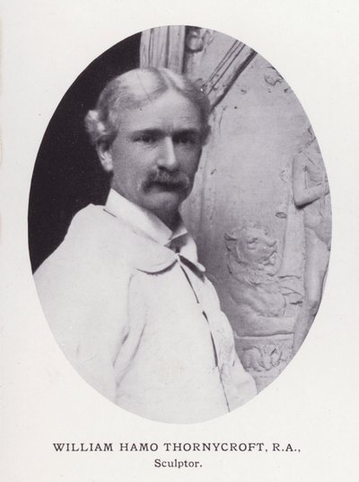 Prominent Men of London: William Hamo Thornycroft (s/hv-bilde) av English Photographer