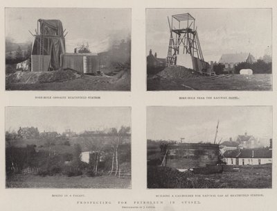 Prospektering etter petroleum i Sussex av English Photographer