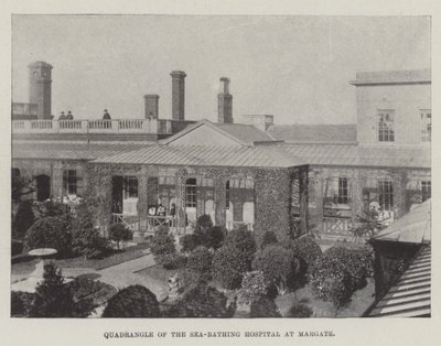 Quadrangle av Sea-Bathing Hospital i Margate av English Photographer