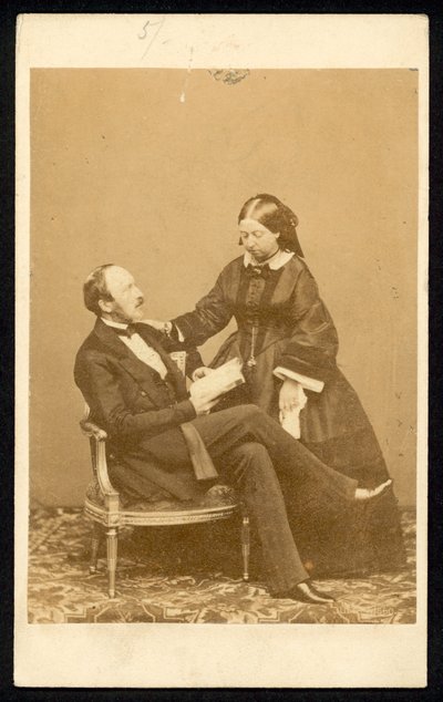 Dronning Victoria og Prins Albert av English Photographer