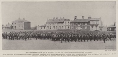 Forsterkninger for Sør-Afrika, 3. bataljon Northamptonshire Regiment av English Photographer