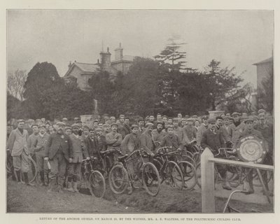 Return of the Anchor Shield, 23. mars, av vinneren, Mr A E Walters, fra Polytechnic Cycling Club av English Photographer