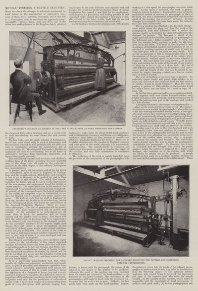 Revolusjonerer en tekstilindustri av English Photographer