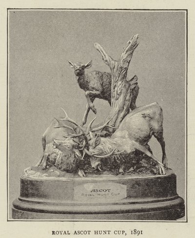 Royal Ascot Hunt Cup, 1891 av English Photographer