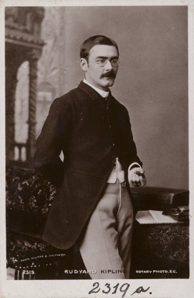 Rudyard Kipling (1865–1936), engelsk novelleforfatter, poet og romanforfatter av English Photographer