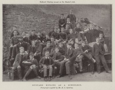 Rudyard Kipling som skolegutt av English Photographer