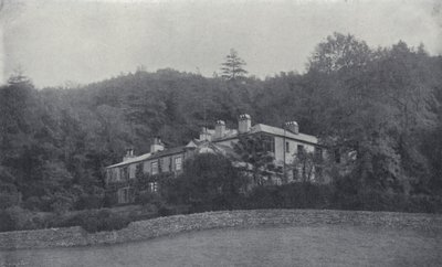 Ruskin's Home, Brantwood, i Lake Country (s/h-bilde) av English Photographer