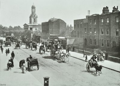 Saint Marks, Clapham Road: ved Kennington Road, 1894 av English Photographer