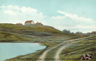 Salem, Massachusetts, Galgenhügel, wo Hexen gehängt wurden von English Photographer