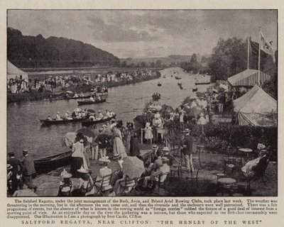 Saltford Regatta, nær Clifton, The Henley of the West av English Photographer