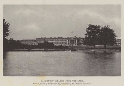 Sandhurst College, fra innsjøen av English Photographer