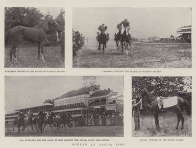 Scener ved Ascot, 1901 av English Photographer