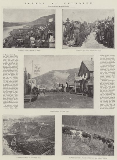 Scener ved Klondike av English Photographer