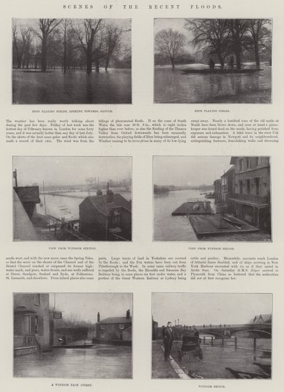 Scener fra de siste flommene av English Photographer