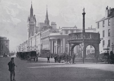 Skottland: Aberdeen, Market Cross og kommunale bygninger (s/hvitt-bilde) av English Photographer
