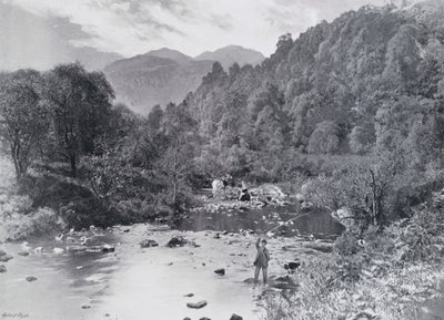 Skottland: In the Trossachs Glen (s/hv-bilde) av English Photographer