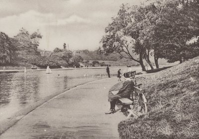 Sefton Park, Liverpool (s/hvitt bilde) av English Photographer