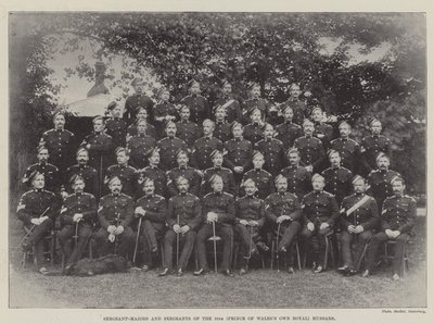 Sergeant-Majors og Sergeants of the 10th (Prince of Wales Own Royal) Hussars av English Photographer