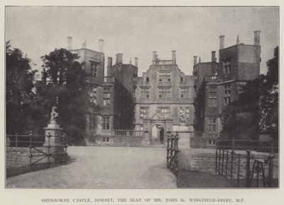Sherborne Castle, Dorset, sete for Mr John K Wingfield-Digby, MP av English Photographer