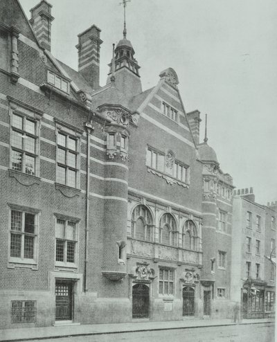Shoreditch Public Baths: eksteriør, 1898 av English Photographer