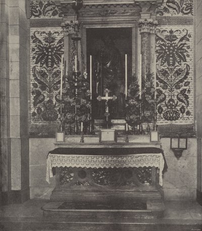 Sidealter, Latin Church, Nasaret, skal stå over stedet for Josefs hjem, der Jesus vokste opp av English Photographer