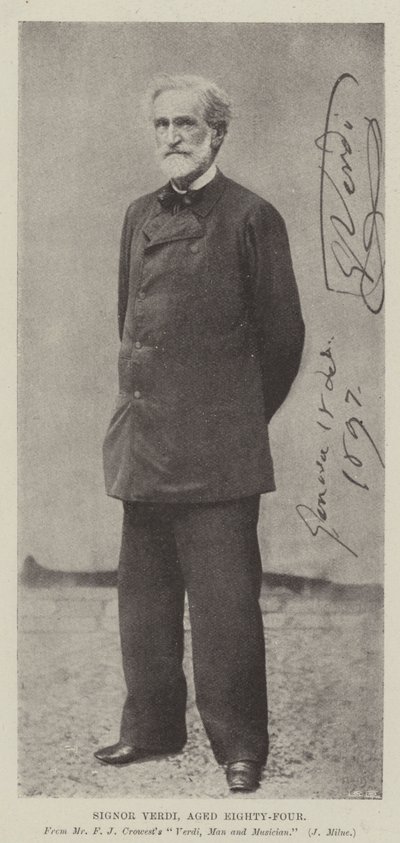 Signor Verdi, åttifire år av English Photographer