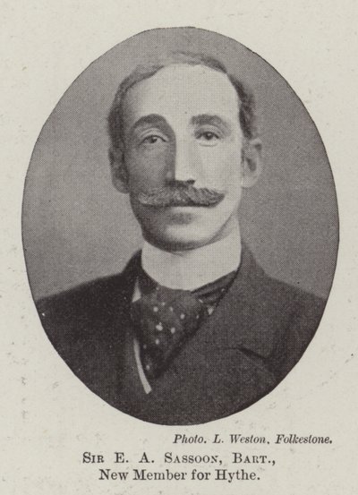 Sir E A Sassoon, Baronet, nytt medlem for Hythe av English Photographer