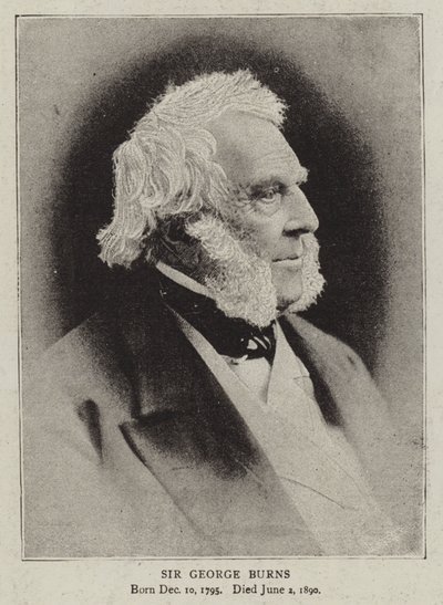 Sir George Burns av English Photographer