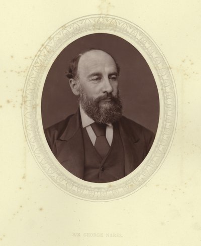 Sir George Nares av English Photographer