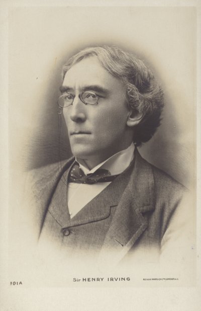 Sir Henry Irving , engelsk sceneskuespiller av English Photographer