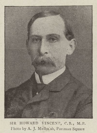 Sir Howard Vincent, CB, MP av English Photographer