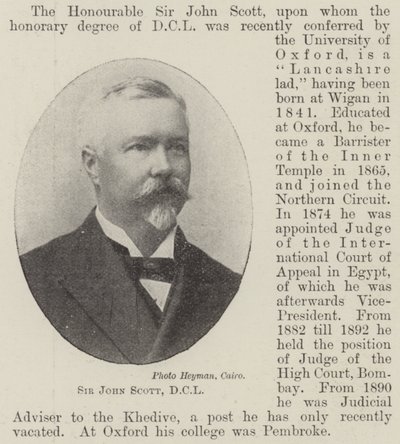 Sir John Scott, DCL av English Photographer