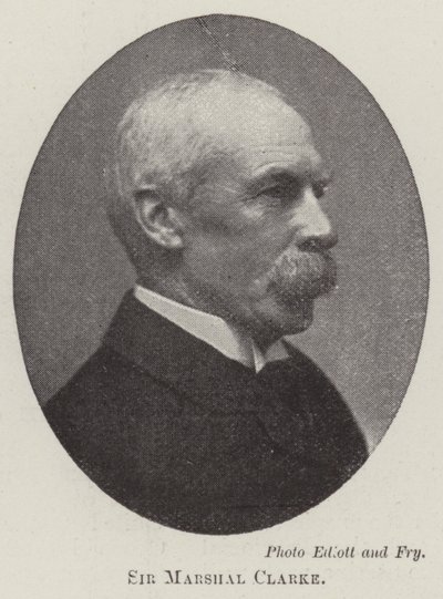 Sir Marshal Clarke av English Photographer