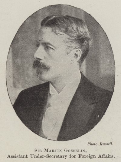 Sir Martin Gosselin, assisterende undersekretær for utenrikssaker av English Photographer