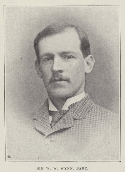 Sir WW Wynn, Baronet av English Photographer