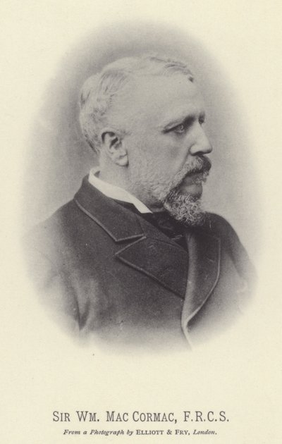 Sir William MacCormac, FRCS (s/hvitt bilde) av English Photographer