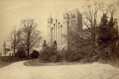 St. Albans Abbey (s/h-bilde) av English Photographer
