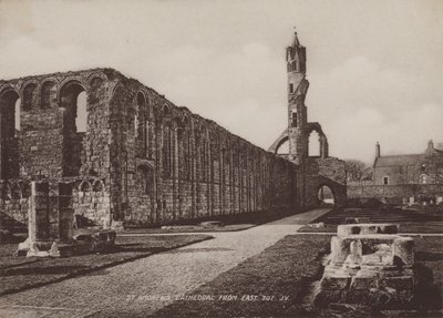 St Andrews Cathedral fra øst av English Photographer