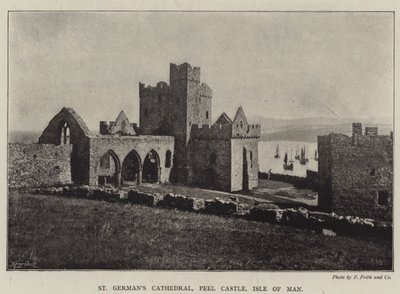 St Germans Cathedral, Peel Castle, Isle of Man av English Photographer