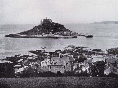 St Michael's Mount (s/hvitt bilde) av English Photographer