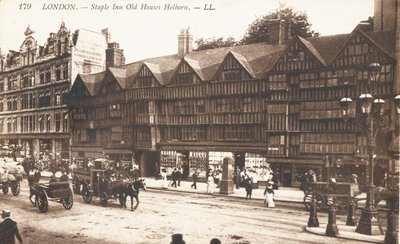 Staple Inn Old Houses i Holborn av English Photographer